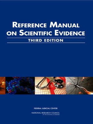 cover image of Reference Manual on Scientific Evidence